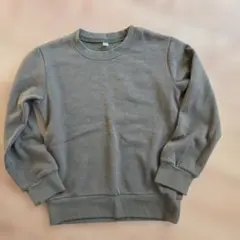 120　深緑　裏起毛　トレーナー