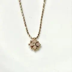 ノジェス K10フラワーモチーフ ネックレス ピンクゴールドのサムネイル