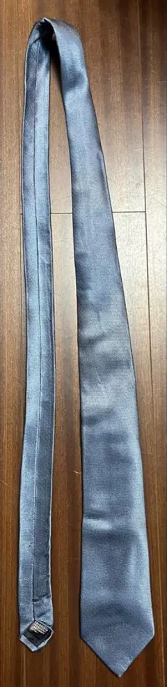 ネクタイ ブルー系 無地 ビジネス フォーマル：シルク100%：絹：青色系：洋服