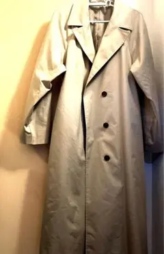 UNIQLO/ロング丈トレンチコート/XL/beige/男女兼用ウエストベルト付