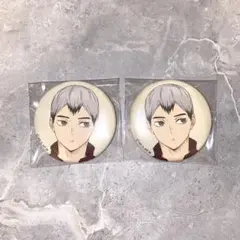 ハイキュー‼︎ きらきら缶バッジ 雪あそびver. 【稲荷崎・北信介