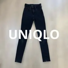 UNIQLO HEATTECH ハイウエスト　ストレッチスキニーパンツ　22 黒