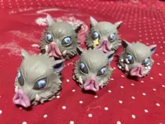 鬼滅の刃 伊之助の猪頭コレクション 全5種set