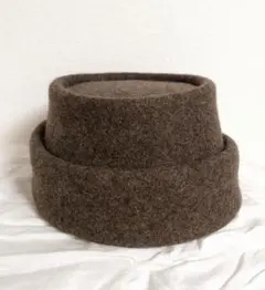 みて mite■えん帽子 メルトン生地/ブラウン