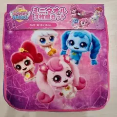 キャッチ！ティニピン　ミニタオル　3枚組　約16×16cm　新品未使用のサムネイル