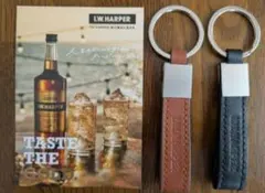 I.W.HARPER 牛革 レザーキーホルダー