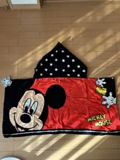 ミッキー　フード付きタオル　ディズニー