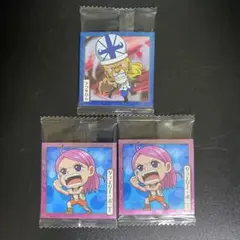 ワンピース にふぉるめーしょん ウエハースシール12 ノーマル 3点セット