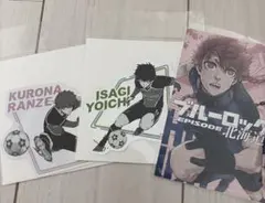 ブルーロック 黒名蘭世 潔世一 ブルロ展 原画展 ステッカー ポストカード