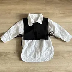 フォーマル　ベビーシャツベストセット　90