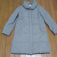 アースミュージック&エコロジー　中綿ツイードロングブルゾン