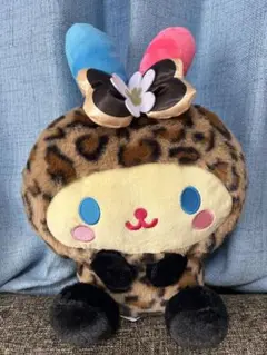 【値下げしました】新品 ヒョウ柄ぬいぐるみ ウサハナ