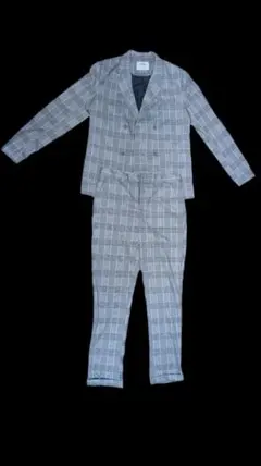 【卒業式におすすめ!!】ZARA スーツ上下セット 164cm チェック柄