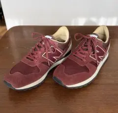 【美品】New Balance 574 バーガンディ スニーカー