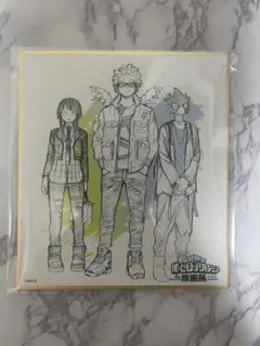 ヒロアカ　原画展　色紙コレクション　ホークス　常闇　耳郎