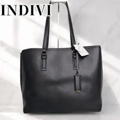 未使用 INDIVI インディビ トートバッグ バックパック 2way ブラック 