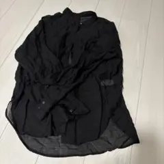 AZUL長袖 シャツ ブラウス ブラック Sのサムネイル