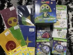ケロロ軍曹 一番くじ A賞 ソフビフィギュア ラバーチャーム ステッカー タオル