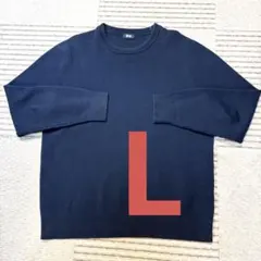 a*す様 UNIQLO ユニクロ ウォッシャブルコットンクルーネックセーター L
