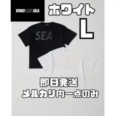 L WIND AND SEA SEA S/S HORIE TEE White