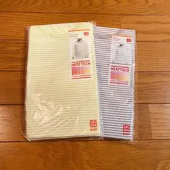 UNIQLO ヒートテックシャツ肌着 80サイズ 2枚セット