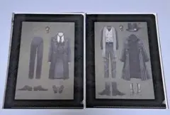 ツイステ　衣装ステッカー　クリアファイルコレクション　マレウス　セベク