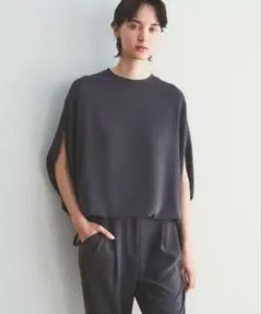 ☆ノーブル☆ 洗える ドレープバルーンブラウス 新品未使用