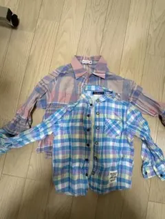 長袖シャツ2枚セット 100cm