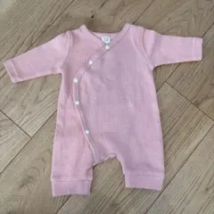 SHEIN newborn ベビー ロンパース ピンク 0-1Mのサムネイル
