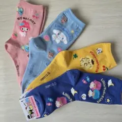 サンリオキャラクターソックス4足セット