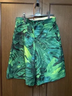 コムデギャルソンオムプリュス24ss リーフプリントショートパンツ