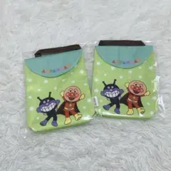 【⭐︎新品未使用⭐︎】JA共済　アンパンマン　マルチポーチ　2点セット