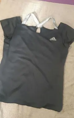 アディダスadidas☆　Tシャツ　ダークグレー　OTのサムネイル