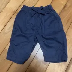 Samansa Mos2 Lagom パンツ クロップド丈【95㎝】ネイビー系