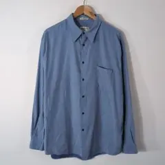 90s vintage 長袖シャツ くすみブルー ALFANI テロシャツのサムネイル