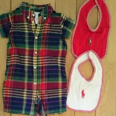 ラルフローレン  ベビー  シャツ  スタイ