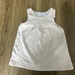 Miki House ピンク ノースリーブ ワンピース