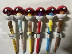 ポケモンアクションボールペン６本セット　ピカチュウ　ゲンガー　トゲピー　マリル