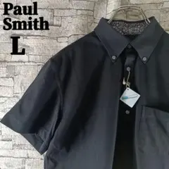 新品✨PS PaulSmith ポールスミス 半袖ポロシャツ 小花柄 ブラックLのサムネイル
