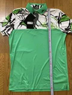 J.LINDEBERG グラフィックポロシャツ　ゴルフ　メンズMサイズ