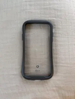 iFace iPhone11 クリアケース グレー
