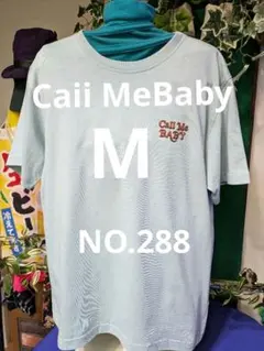 Call Me Baby Tシャツ ライトブルー M　NO.288