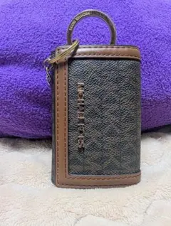 MICHAEL KORS ダークブラウン キーケース