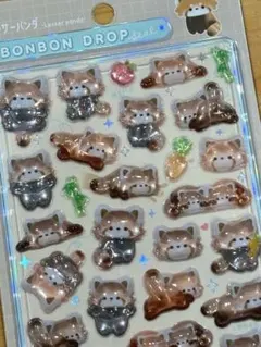 【国内正規品⭐️レア】ボンボンドロップシール レッサーパンダ クーリア　限定