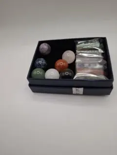 天然石球体8個セット ギフトボックス入り