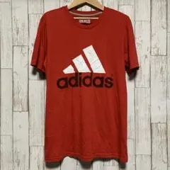 アディダス　半袖Tシャツ　クリマライト　デカロゴ　プリント　g0063