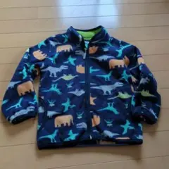 mud kingdom 恐竜柄 フリースジャケット 110