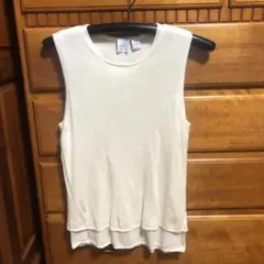 ANNE KLEIN ノースリーブ　シルクニット　M