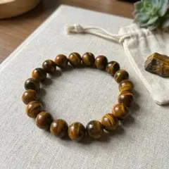 【金運・仕事運】 タイガーアイ 天然石 ブレスレット パワーストーン お守り