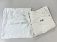 E1-1-01 MICHAEL KORS ホワイト カジュアルパンツ 27サイズ